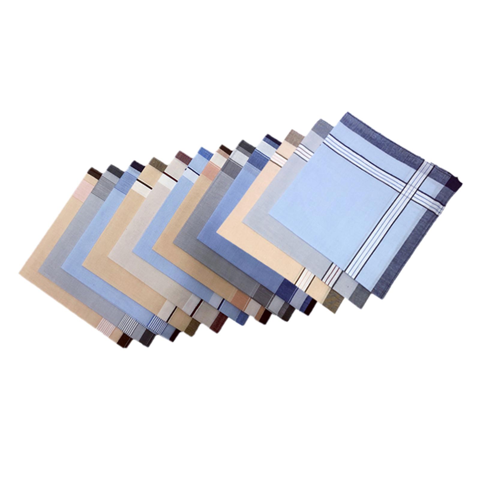 ผ้าเช็ดหน้าสำหรับใส่ในกระเป๋าส - Handkerchief Cotton Men บทวิจารณ์และราคา