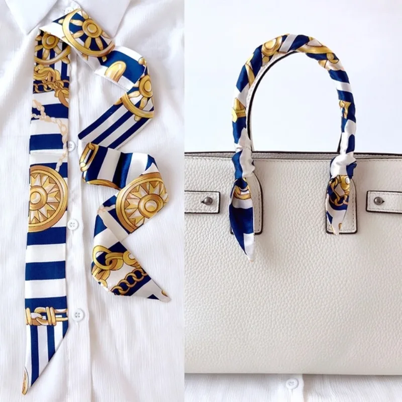 ผ้าพันคอไหมสำหรับผู้หญิง ลายเส - Ascot Neck Scarf บทวิจารณ์และราคา