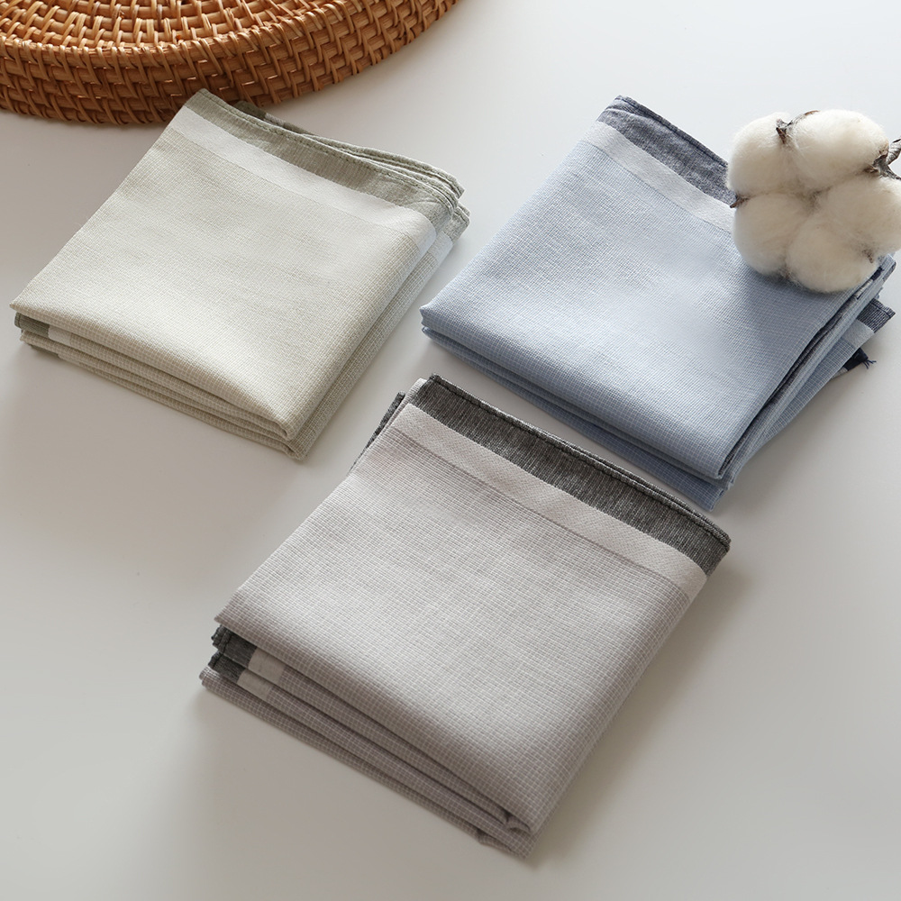 3/6/12 ชิ้นโบราณเก่าแบบย้อนยุค - Handkerchief Cotton Men บทวิจารณ์และราคา