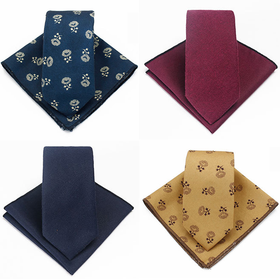 GUSLESON แฟชั่นผ้าฝ้าย 6 ซม.ชุ - Handkerchief Cotton Men บทวิจารณ์และราคา