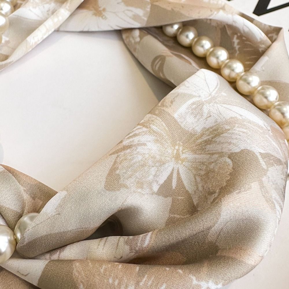 ผ้าพันคอไหมประดับมุกแม่เหล็ก ห - Ascot Neck Scarf บทวิจารณ์และราคา